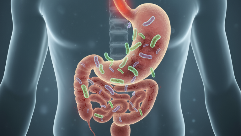 Obraz pokazujący Helicobacter pylori