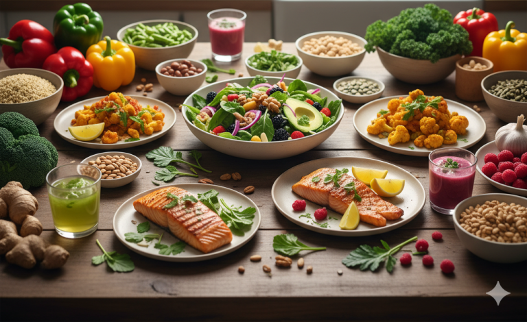 Obraz pokazujący przeciwzapalną dietę